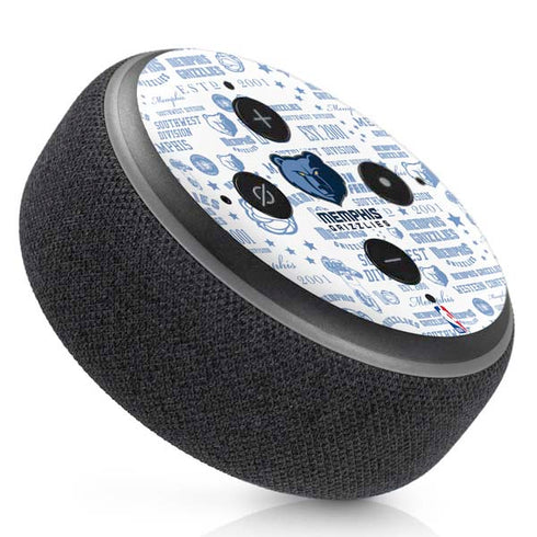 NBA Memphis Grizzlies Historic Blast Amazon Echo Dot Skin