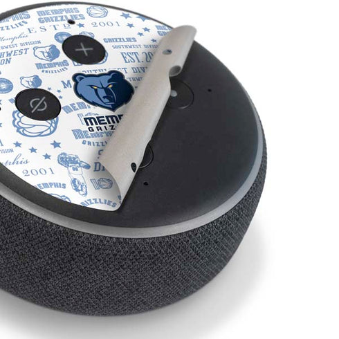 NBA Memphis Grizzlies Historic Blast Amazon Echo Dot Skin