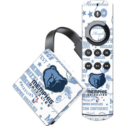 NBA Memphis Grizzlies Historic Blast Amazon Fire TV Skin