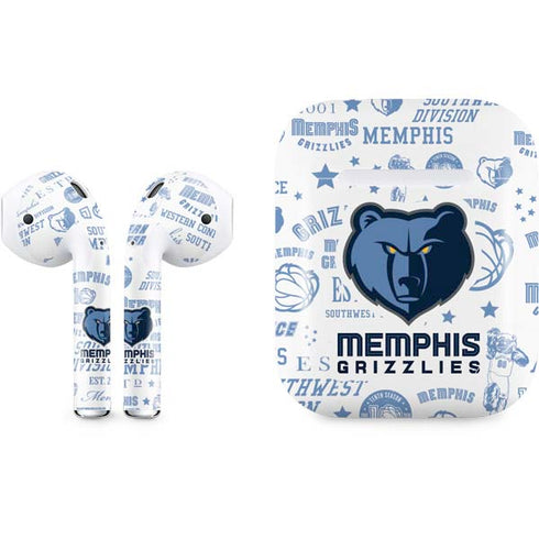 NBA Memphis Grizzlies Historic Blast Apple AirPods Skin