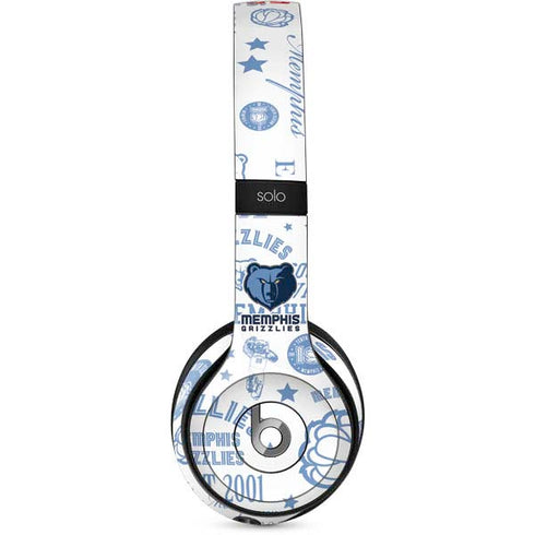 NBA Memphis Grizzlies Historic Blast Beats Solo 2 Wired Skin