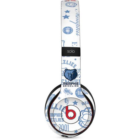 NBA Memphis Grizzlies Historic Blast Beats Solo 3 Wireless Skin