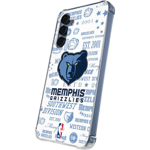 NBA Memphis Grizzlies Historic Blast Galaxy A55 5G Clear Case