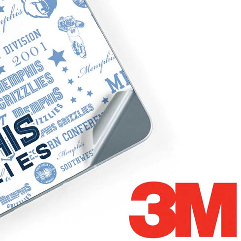 NBA Memphis Grizzlies Historic Blast Galaxy Book 12in Skin