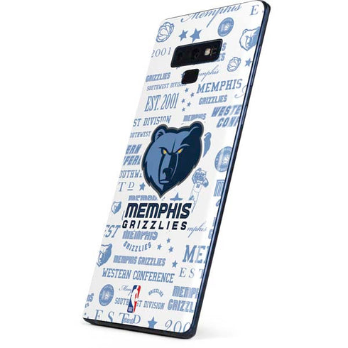NBA Memphis Grizzlies Historic Blast Galaxy Note 9 Skin