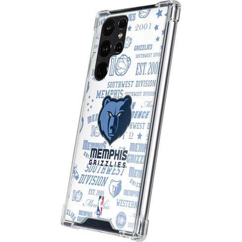 NBA Memphis Grizzlies Historic Blast Galaxy S23 Ultra Clear Case