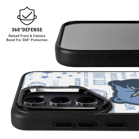 NBA Memphis Grizzlies Historic Blast Galaxy S24 FE Kickstand Case