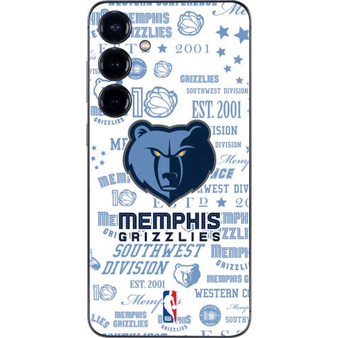 NBA Memphis Grizzlies Historic Blast Galaxy S25 Skin