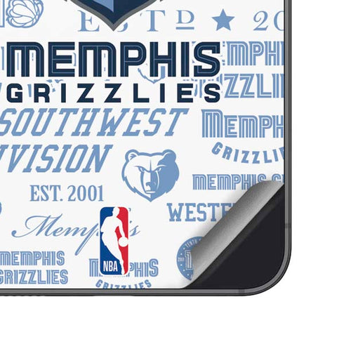 NBA Memphis Grizzlies Historic Blast Galaxy S25 Skin
