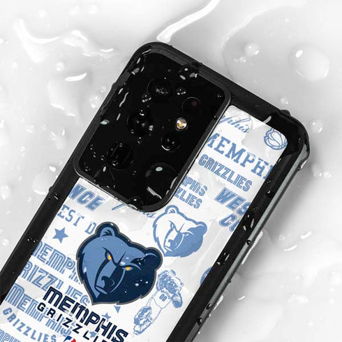 NBA Memphis Grizzlies Historic Blast Galaxy S24 Ultra Waterproof Case