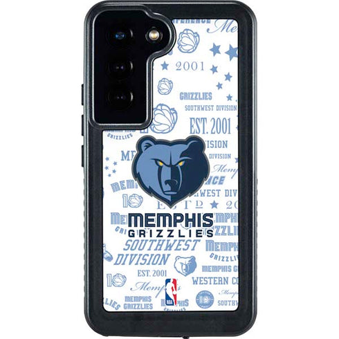 NBA Memphis Grizzlies Historic Blast Galaxy S24 Waterproof Case