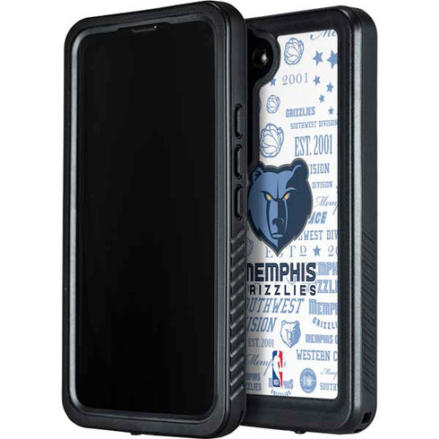 NBA Memphis Grizzlies Historic Blast Galaxy S24 Waterproof Case