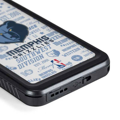 NBA Memphis Grizzlies Historic Blast Galaxy S24 Waterproof Case