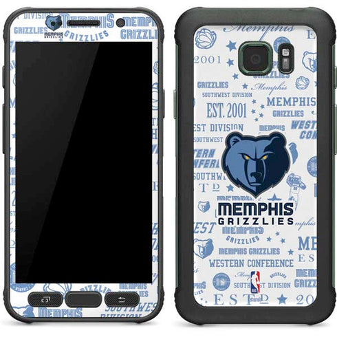 NBA Memphis Grizzlies Historic Blast Galaxy S7 Active Skin