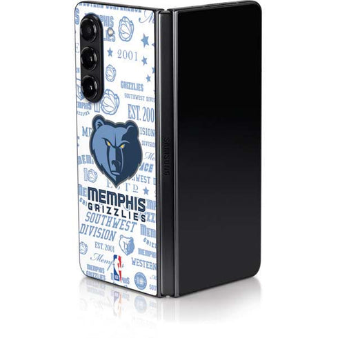 NBA Memphis Grizzlies Historic Blast Galaxy Z Fold5 5G Skin