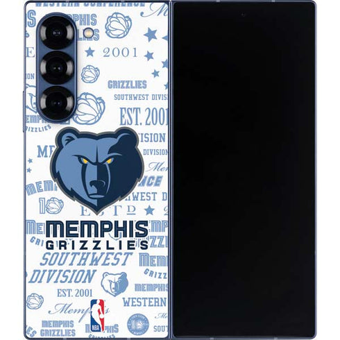 NBA Memphis Grizzlies Historic Blast Galaxy Z Fold6 Skin