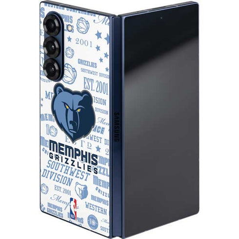 NBA Memphis Grizzlies Historic Blast Galaxy Z Fold6 Skin