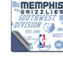 NBA Memphis Grizzlies Historic Blast Galaxy Z Fold6 Skin
