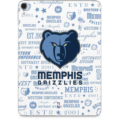 NBA Memphis Grizzlies Historic Blast Apple iPad Pro Skin