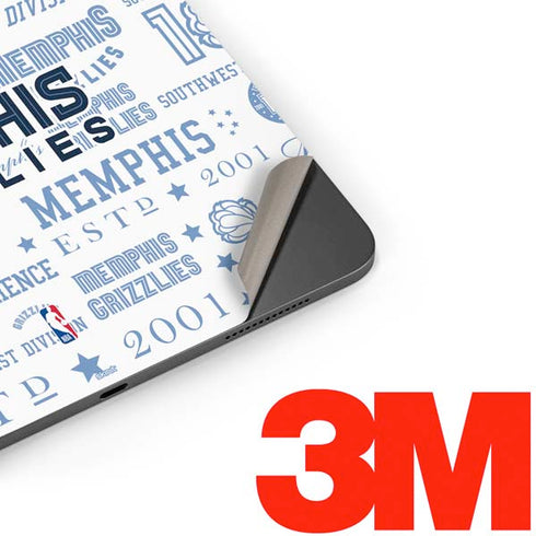 NBA Memphis Grizzlies Historic Blast Apple iPad Pro Skin