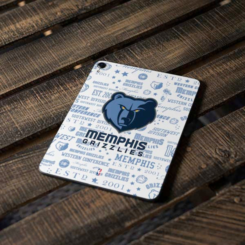 NBA Memphis Grizzlies Historic Blast Apple iPad Pro Skin