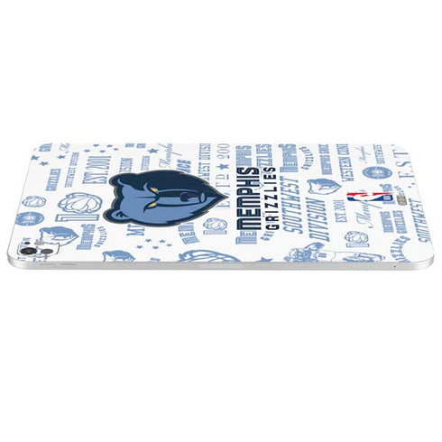 NBA Memphis Grizzlies Historic Blast iPad Pro 13in M4 (2024) Skin