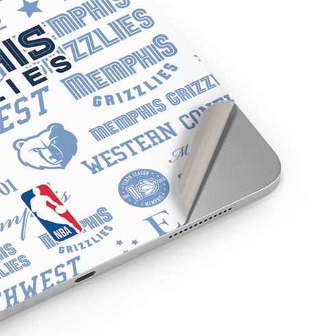 NBA Memphis Grizzlies Historic Blast iPad Pro 13in M4 (2024) Skin