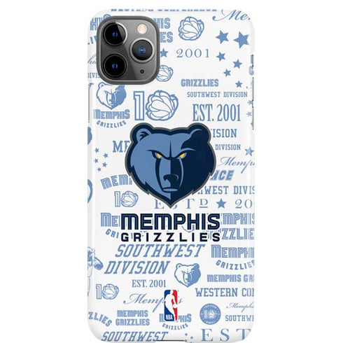NBA Memphis Grizzlies Historic Blast iPhone Cases