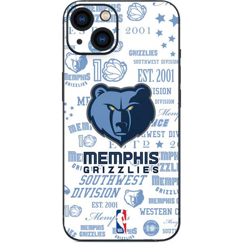 NBA Memphis Grizzlies Historic Blast iPhone Skins