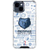 NBA Memphis Grizzlies Historic Blast iPhone 15 Clear Case