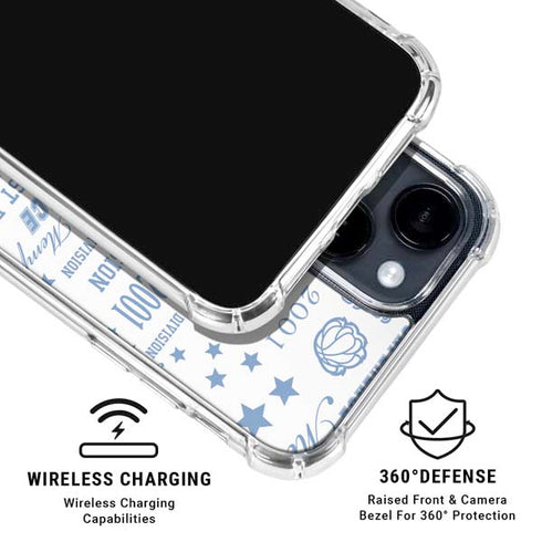 NBA Memphis Grizzlies Historic Blast iPhone 15 Clear Case