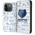 NBA Memphis Grizzlies Historic Blast iPhone 15 Pro Folio Case