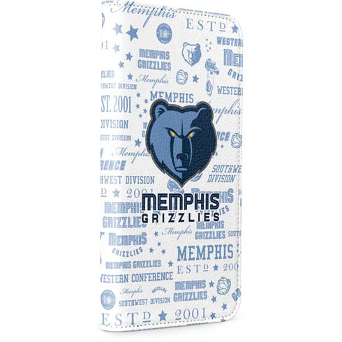 NBA Memphis Grizzlies Historic Blast iPhone 15 Pro Folio Case