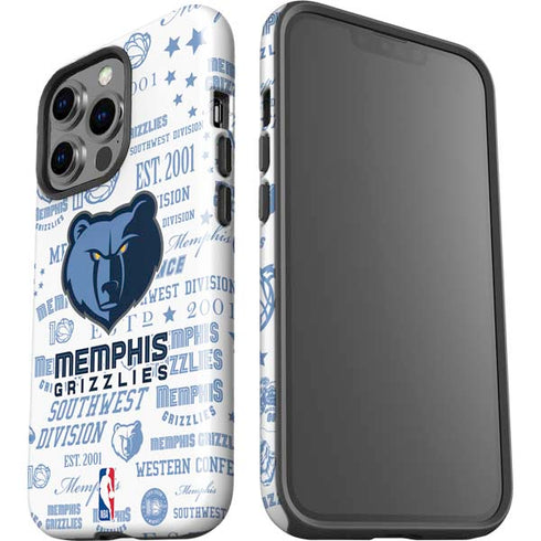 NBA Memphis Grizzlies Historic Blast iPhone 15 Pro Impact Case