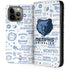 NBA Memphis Grizzlies Historic Blast iPhone 15 Pro Max Folio Case