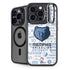 NBA Memphis Grizzlies Historic Blast iPhone 15 Pro Max Kickstand Case