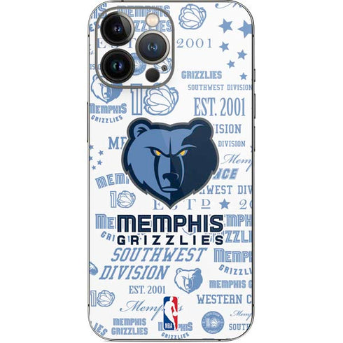 NBA Memphis Grizzlies Historic Blast iPhone 15 Pro Max Skin