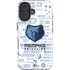 NBA Memphis Grizzlies Historic Blast iPhone 16 Impact Case