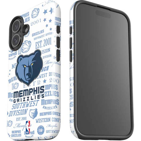 NBA Memphis Grizzlies Historic Blast iPhone 16 Impact Case