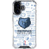 NBA Memphis Grizzlies Historic Blast iPhone 16 Plus Clear Case