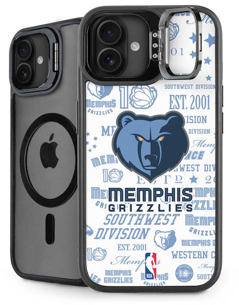 NBA Memphis Grizzlies Historic Blast iPhone 16 Plus Kickstand Case
