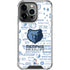 NBA Memphis Grizzlies Historic Blast iPhone 16 Pro Clear Case