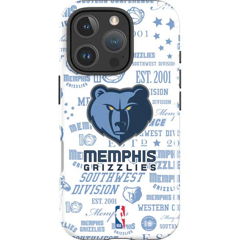 NBA Memphis Grizzlies Historic Blast iPhone 16 Pro Impact Case