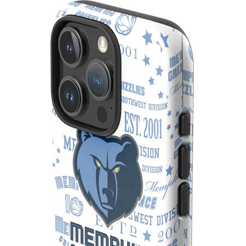 NBA Memphis Grizzlies Historic Blast iPhone 16 Pro Impact Case