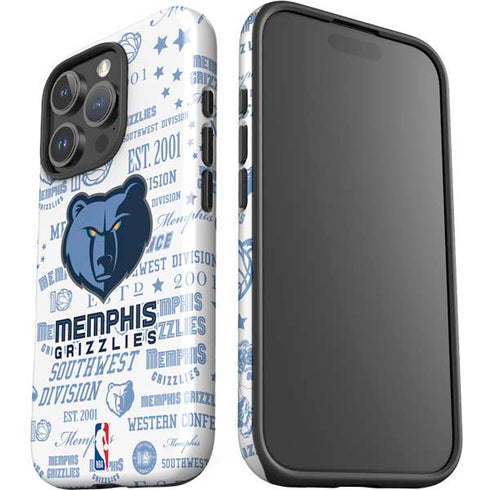 NBA Memphis Grizzlies Historic Blast iPhone 16 Pro Impact Case