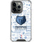 NBA Memphis Grizzlies Historic Blast iPhone 16 Pro Max Clear Case