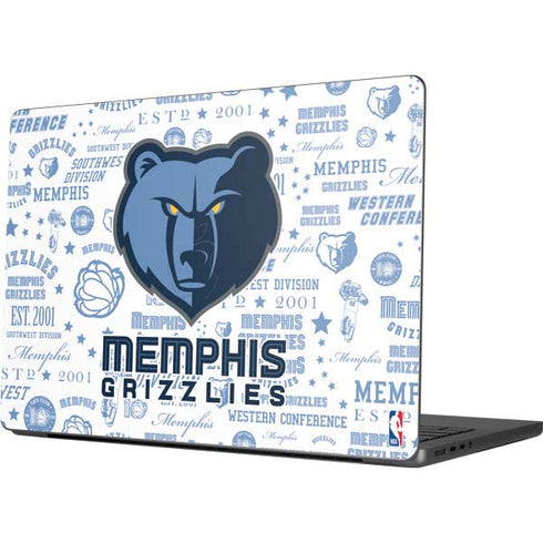 NBA Memphis Grizzlies Historic Blast Apple MacBook Pro 14-inch Skin