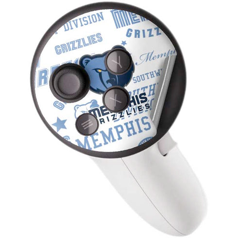 NBA Memphis Grizzlies Historic Blast Meta Quest 3S Skin