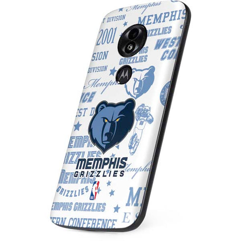 NBA Memphis Grizzlies Historic Blast Moto E5 Play Skin