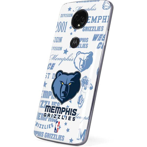 NBA Memphis Grizzlies Historic Blast Moto E5 Plus Skin